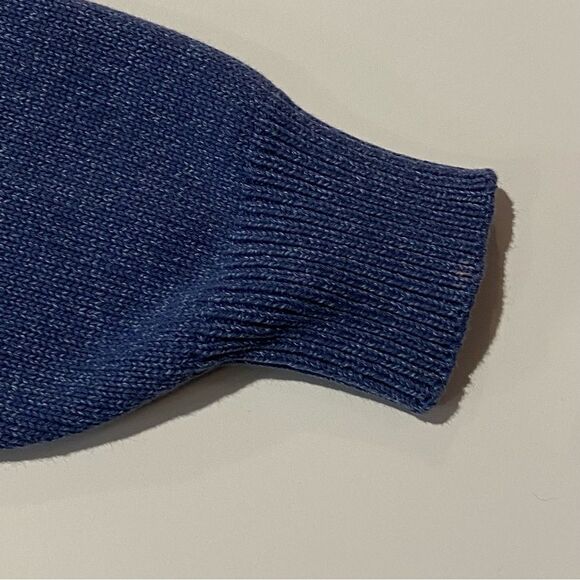 Vintage Fia Italia Hand Loomed Blue Sweater Women's Size Medium - Picture 9 of 10